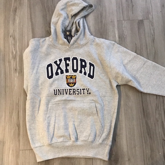 🩶 Oxford University Hoodie Gray Size S - Picture 5 of 17